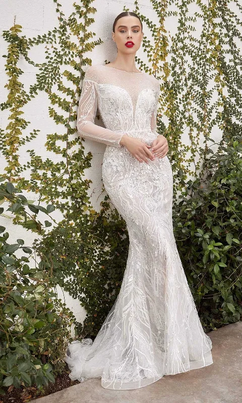 Andrea and Leo A1085W - Long Sleeve Mermaid Bridal Gown