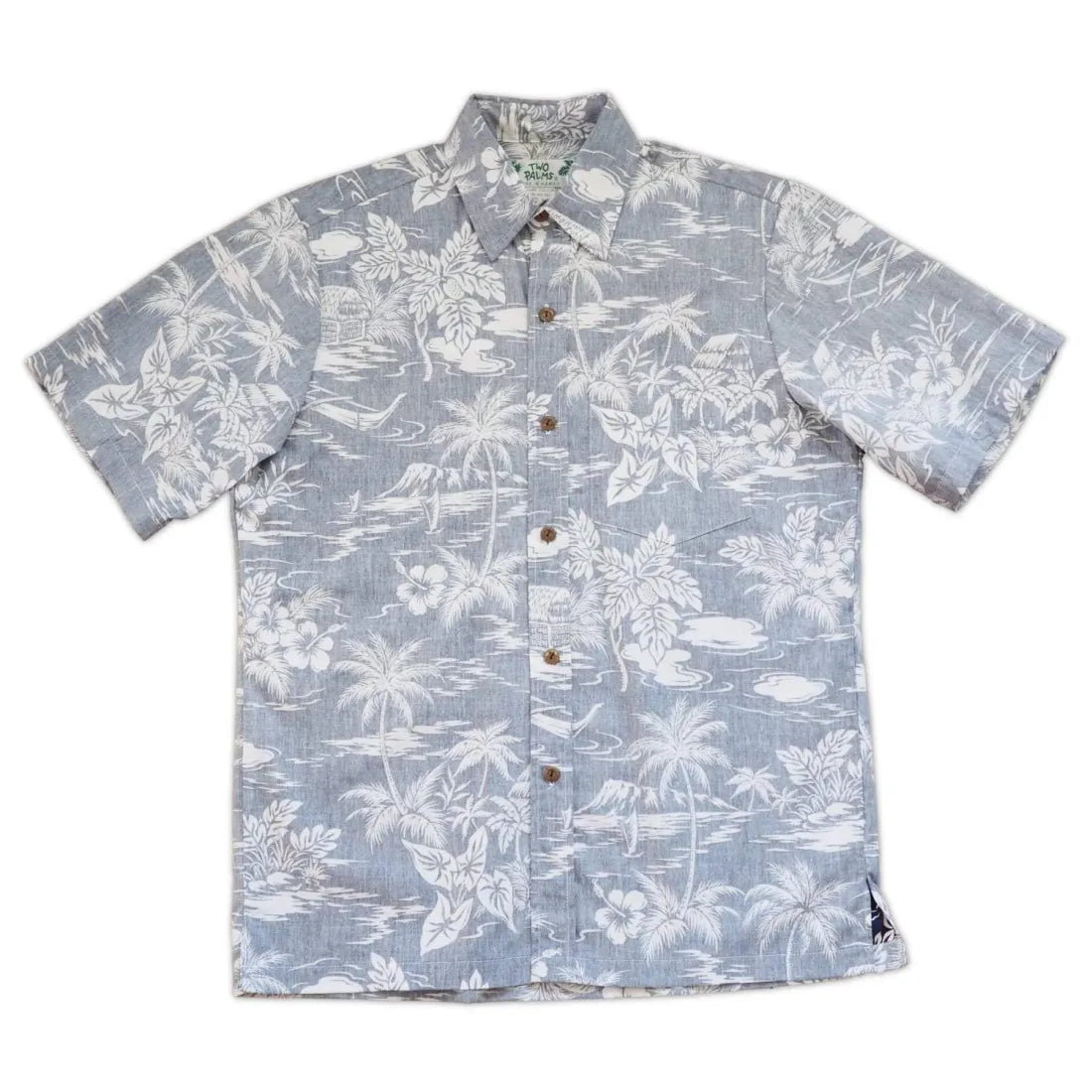 Blue Island Hawaiian REVERSE Shirt