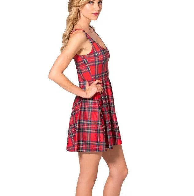 British Plaid pleated skirt