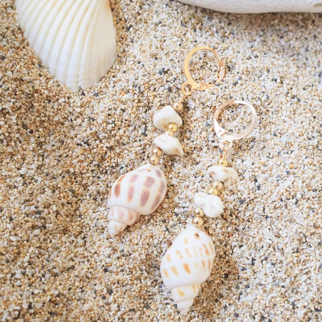 Paia Seashell Dangle Earrings