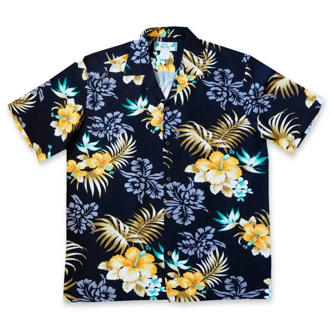 Passion Black Hawaiian Rayon Shirt