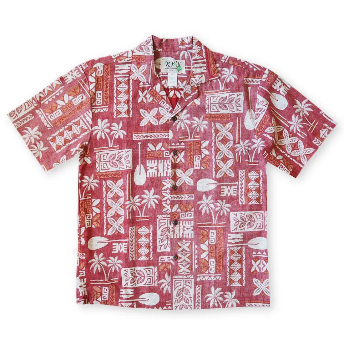 Red Expedition Hawaiian REVERSE Shirt