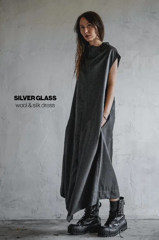 Silver Glass Dress