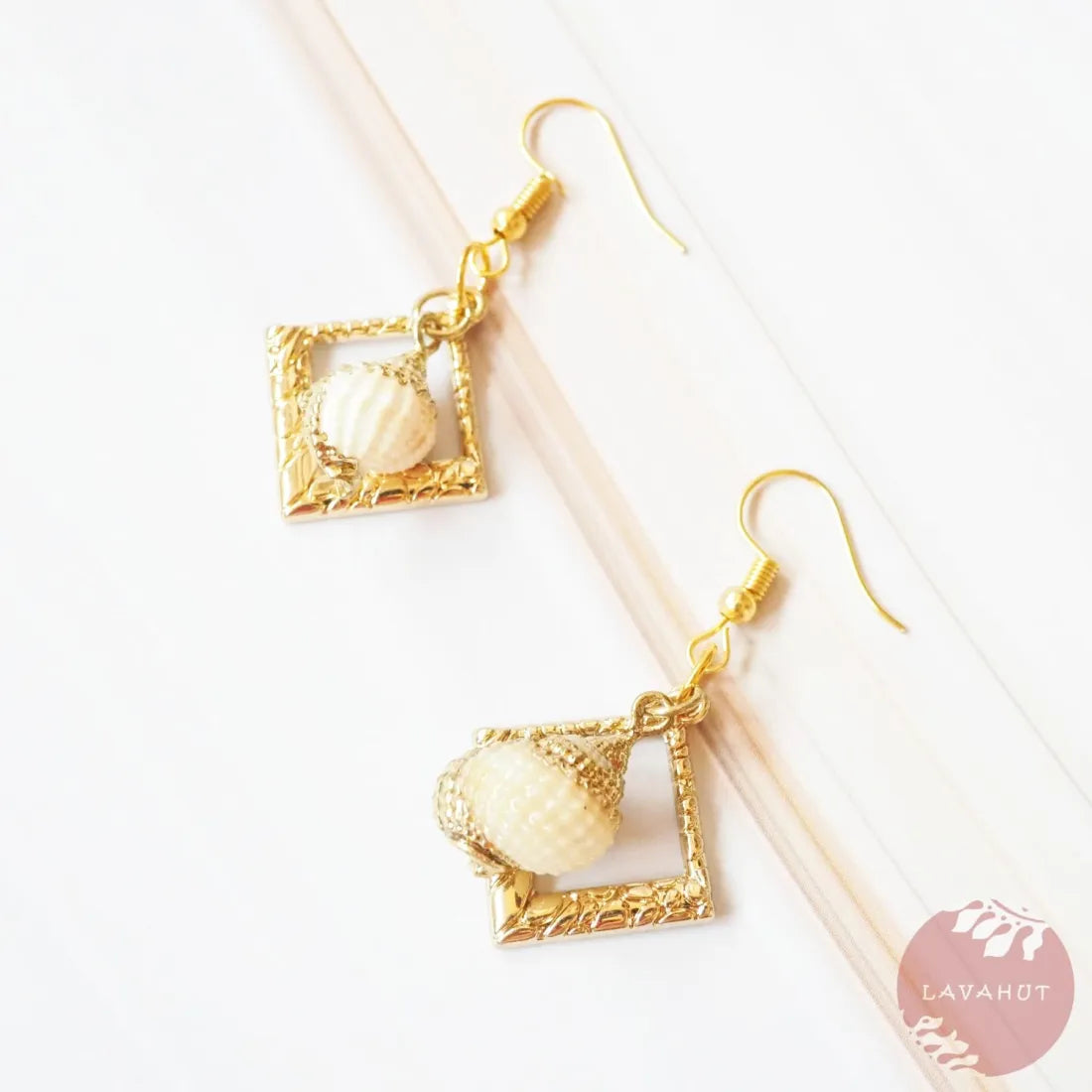 Tonna Tessalata Seashell Drop Earrings