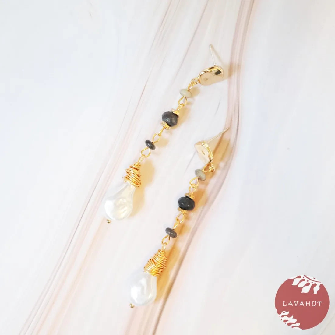 Treasure Pearl Drop Earrings