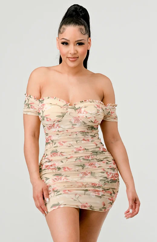 Sweetheart Off-Shoulder Bodycon Dress Privy 73876S