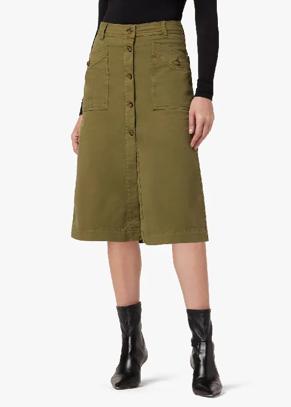 THE PREMIUM CARGO MIDI SKIRT